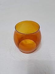 Amber glass globe for sale  Delivered anywhere in USA 