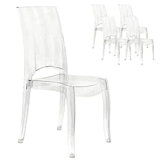 Design sedia trasparente usato  Spedito ovunque in Italia 