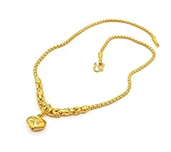 Heart pendant 24k for sale  Delivered anywhere in USA 