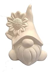 Gnome sunflower ceramic for sale  Delivered anywhere in USA 