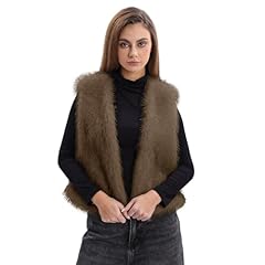 Amazhiyu women faux for sale  Delivered anywhere in UK