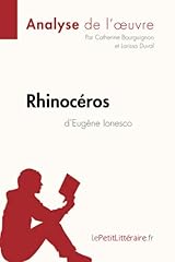 Rhinocéros eugène ionesco d'occasion  Livré partout en France