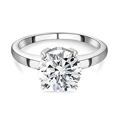 Tjc moissanite solitaire for sale  Delivered anywhere in UK