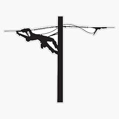 Lineman pole sticker for sale  Delivered anywhere in USA 