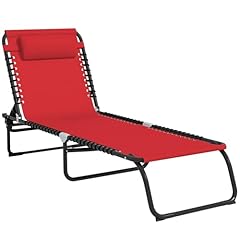 Outsunny folding chaise for sale  Delivered anywhere in USA 