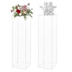 2pcs acrylic pedestal for sale  Delivered anywhere in USA 