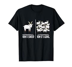 Goat shirts goat for sale  Delivered anywhere in USA 