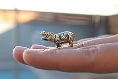 Hippopotamus brass collectible for sale  Delivered anywhere in USA 