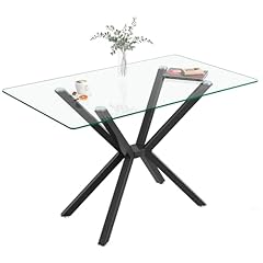 Modern glass dining for sale  Delivered anywhere in USA 