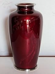 Cloisonne vase red for sale  Delivered anywhere in USA 