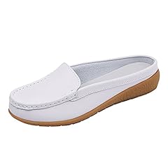 Women leather mules for sale  Delivered anywhere in UK