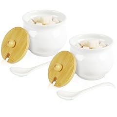 2pcs ceramic sugar for sale  Delivered anywhere in USA 