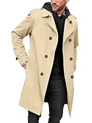 Gafeng mens trench for sale  Delivered anywhere in USA 