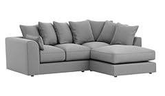 Shaped grey settee for sale  Delivered anywhere in UK
