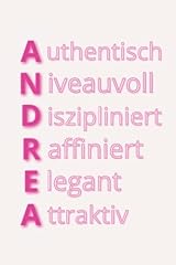 Andrea personalisiertes notizb gebraucht kaufen  Wird an jeden Ort in Deutschland