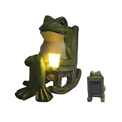 Solar frog garden for sale  Delivered anywhere in UK
