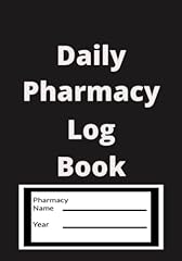 Daily pharmacy log for sale  Delivered anywhere in Ireland