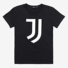 JUVENTUS T-Shirt Nera con Logo Bianco - 100% Originale - 100% Prodotto Ufficicale - Bambino - Scegli la Taglia (Taglia 10 Anni), usato usato  Spedito ovunque in Italia 