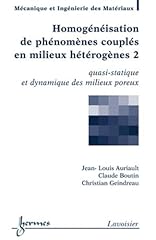 Homogénéisation phénomènes d'occasion  Livré partout en France