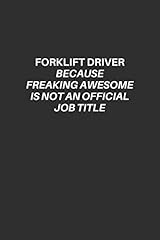 Forklift driver notebook for sale  Delivered anywhere in UK