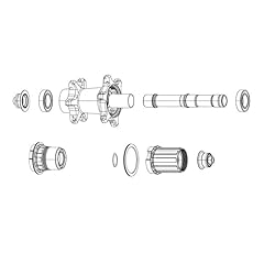 Zipp axle kit d'occasion  Livré partout en France