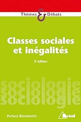 Classes sociales inégalités d'occasion  Livré partout en France