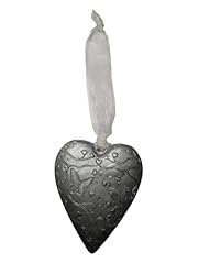 Silver hanging heart for sale  Delivered anywhere in UK