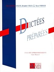 Dictées préparées cm1 d'occasion  Livré partout en France