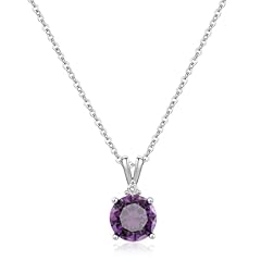 Purple necklace 925 for sale  Delivered anywhere in USA 
