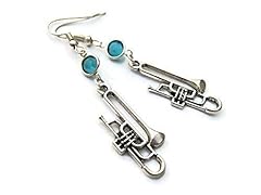 Trombone birthstone earrings for sale  Delivered anywhere in USA 