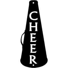Metal art cheerleader for sale  Delivered anywhere in USA 