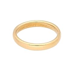Women's 22Carat Yellow Gold Court Style Wedding Band, used for sale  Delivered anywhere in UK
