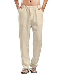 Lvcbl linen trousers for sale  Delivered anywhere in UK