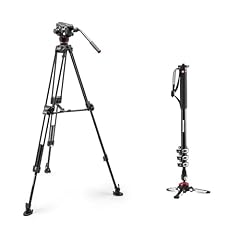 Manfrotto treppiede video usato  Spedito ovunque in Italia 