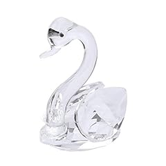 Glass crystal swan for sale  Delivered anywhere in Ireland