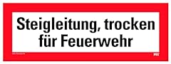 Aufkleber hinweis steigleitung gebraucht kaufen  Wird an jeden Ort in Deutschland