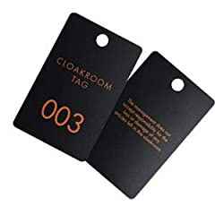 Plastic cloakroom tags for sale  Delivered anywhere in UK
