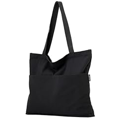 Black canvas tote for sale  Delivered anywhere in USA 
