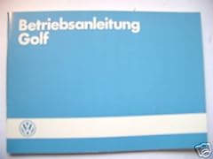 Betriebsanleitung golf 1985 gebraucht kaufen  Wird an jeden Ort in Deutschland