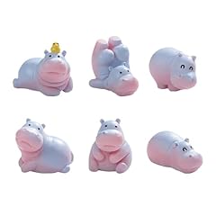6pcs hippo animal for sale  Delivered anywhere in USA 