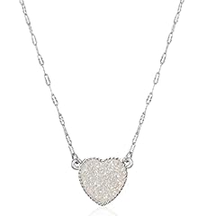 Silver heart necklaces for sale  Delivered anywhere in USA 