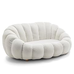 Puff white boucle for sale  Delivered anywhere in UK