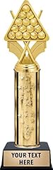 Billiard trophy gold for sale  Delivered anywhere in USA 