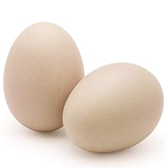 SunGrow Ceramic Chicken Eggs, 2.75 Inches, Encourages for sale  Delivered anywhere in UK