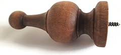 Rustic wood finial for sale  Delivered anywhere in USA 