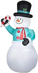 Gemmy snowman candycane for sale  Delivered anywhere in USA 