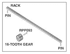 Gear rack pelton for sale  Delivered anywhere in USA 