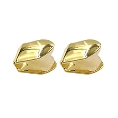 2pcs gold plated for sale  Delivered anywhere in UK