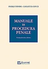 Manuale procedura penale usato  Spedito ovunque in Italia 