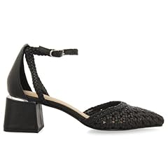 Escarpins cuir tressé d'occasion  Livré partout en France